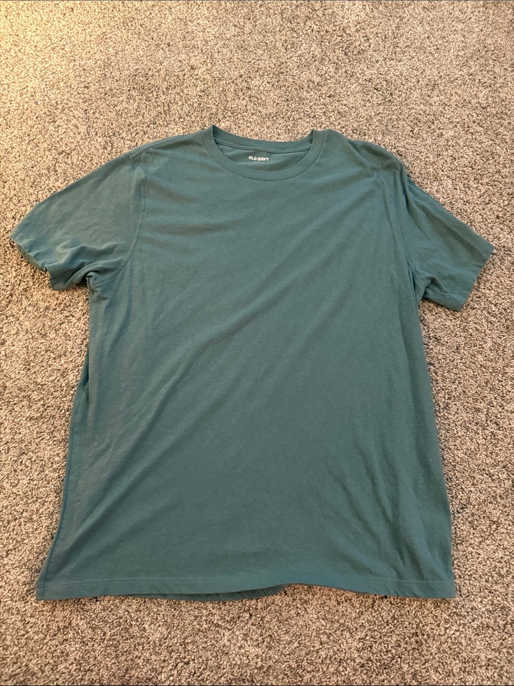 Old Navy Men's Short Sleeve Crew Tee in Teal Green